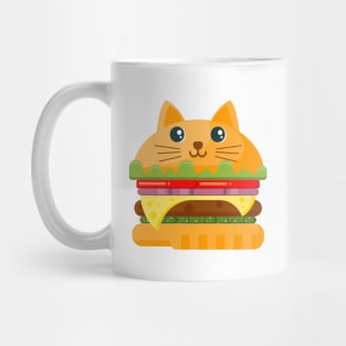 Cat burger. Mug